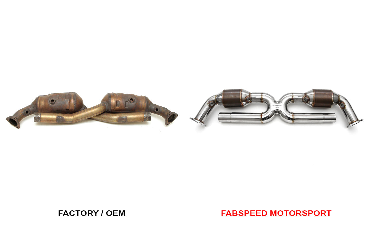 Fabspeed Porsche 996 Carrera Sport Catalytic Converter X-Pipe - ML Performance