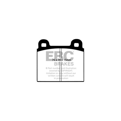 EBC DP103 BMW Lancia Mercedes-Benz Porsche Ultimax Front/Rear Brake Pads - ATE/Dunlop Caliper 2 | ML Performance UK Car Parts