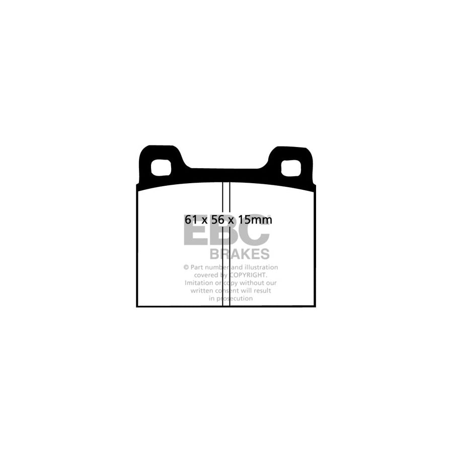 EBC DP104 Audi BMW VW Ultimax Front/Rear Brake Pads - ATE/Bendix Caliper 2 | ML Performance UK Car Parts