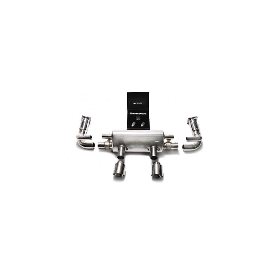 Armytrix P92C4-CD+P92C4-QS24C Sport High-Flow Valvetronic Exhaust System Porsche 991.2 Carrera 2017-2019 with  Quad Chrome 3.5" | Supercar Parts UK UK Car Parts