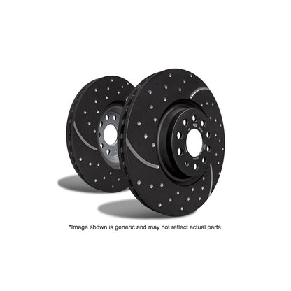 EBC GD1228 Nissan Skyline Turbo Grooved Discs Rear - Brembo Caliper 1 | ML Performance UK Car Parts