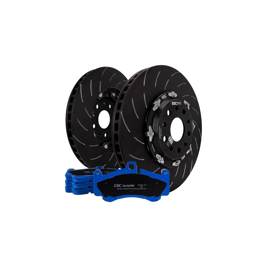 EBC P2DK026B Audi Lamborghini Rear Kit Bluestuff Pads & 2-Piece Fully-Floating Discs - Brembo Caliper (Inc. R8 & Gallardo) 1 | ML Performance UK Car Parts