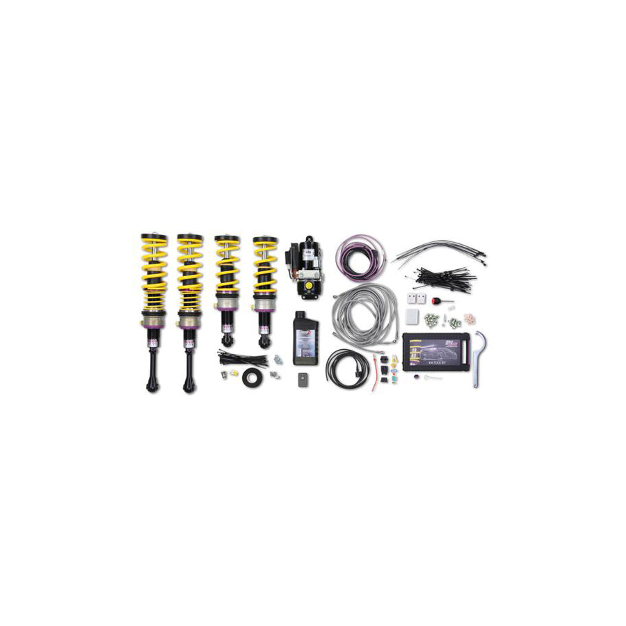 KW 35285406 Nissan GT-R (R35) Variant 3 With HLS 4 Hydraulic Lift System Coilover Kit 1  | Supercar Parts UK Car Parts