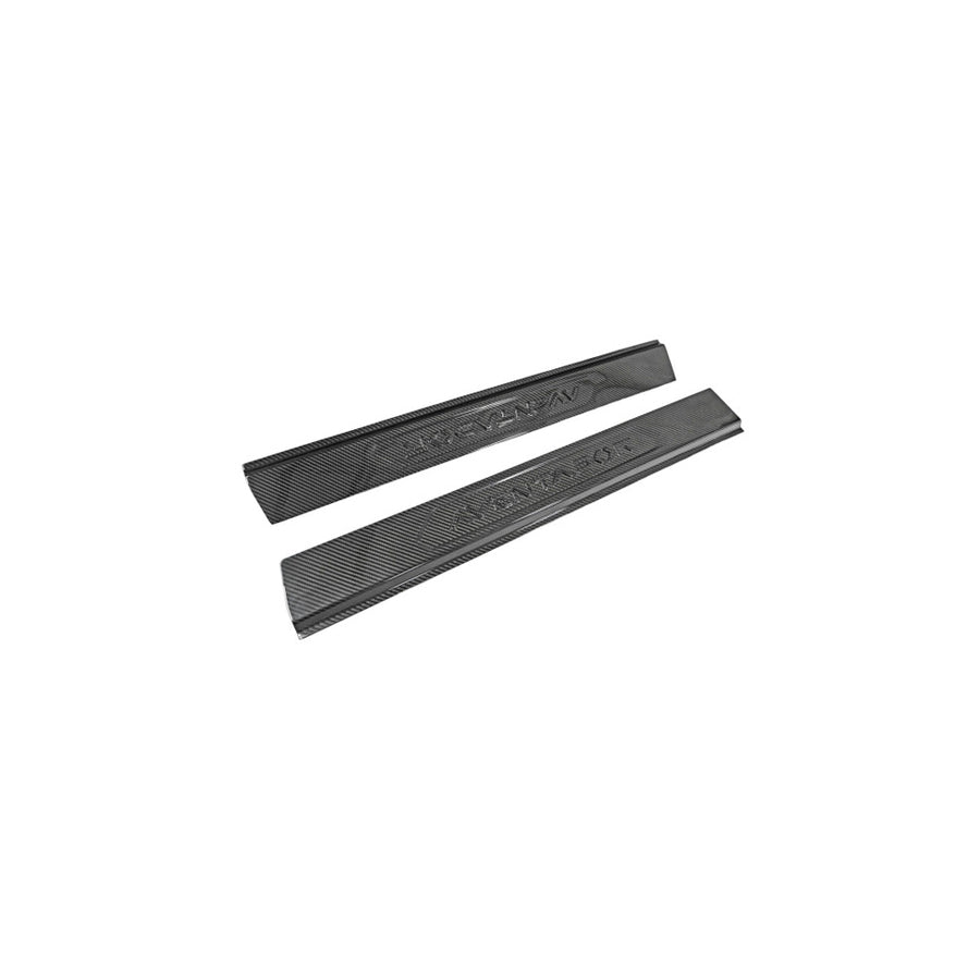 Carbon Fiber Embossed Door Sills - Lamborghini Aventador | Supercar Parts UK