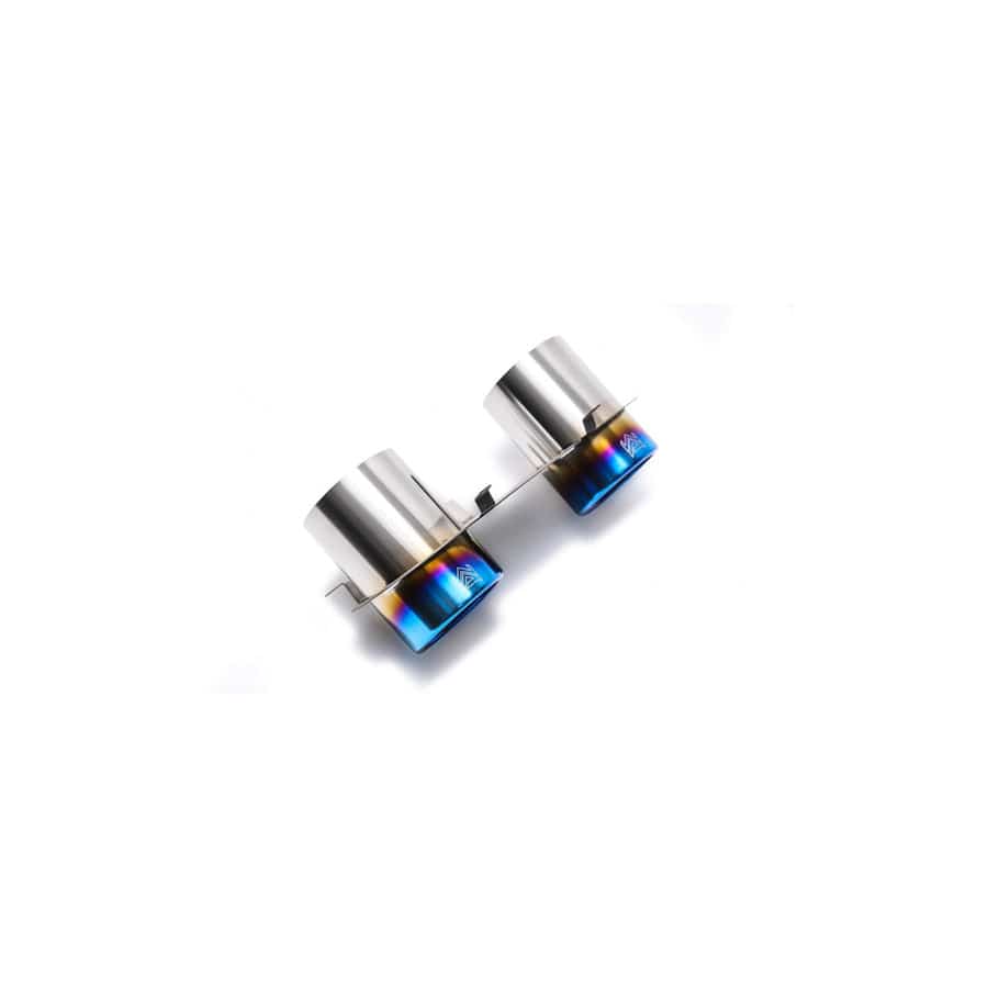 Armytrix T12-2B Titanium Series Twin Titanium Blue Tips Ferrari 458 Italia | Spider 4.5L V8 2010-2015 with Dual Titanuim Blue 4" | Supercar Parts UK UK Car Parts