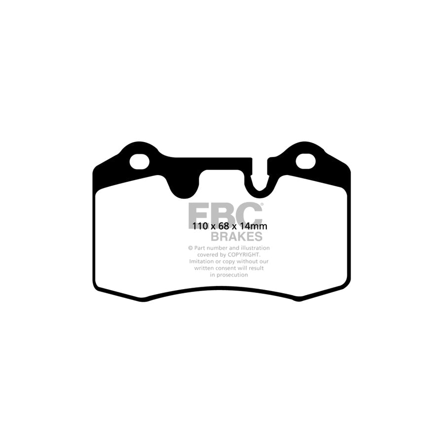 EBC DP51909NDX Aston Martin Dallara Ferrari Maserati Bluestuff NDX Front/Rear Brake Pads - Brembo Caliper 2 | ML Performance UK Car Parts