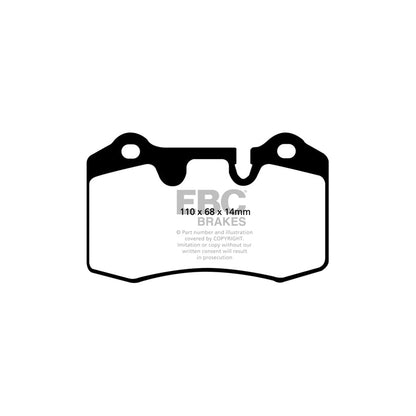 EBC DP51909NDX Aston Martin Dallara Ferrari Maserati Bluestuff NDX Front/Rear Brake Pads - Brembo Caliper 2 | ML Performance UK Car Parts