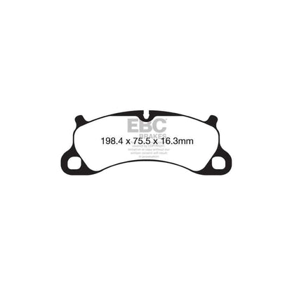 EBC DP82144RPX Porsche 911 RP-X Full Race Front Brake Pads - Brembo Caliper 2 | ML Performance UK Car Parts