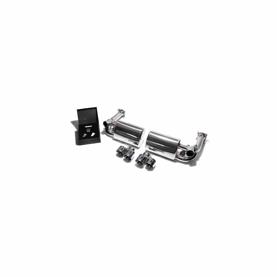 Armytrix P97TT-QS34C Valvetronic Exhaust System Porsche 997 Turbo 2007-2009 with  Quad Chrome 3.5" | Supercar Parts UK UK Car Parts