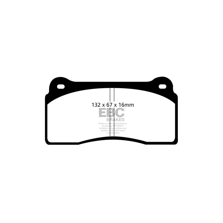 EBC P2DK026RP1 Audi Lamborghini Rear Kit RP1 Full Race Pads & 2-Piece Fully-Floating Discs - Brembo Caliper (Inc. R8 & Gallardo) 2 | ML Performance UK Car Parts