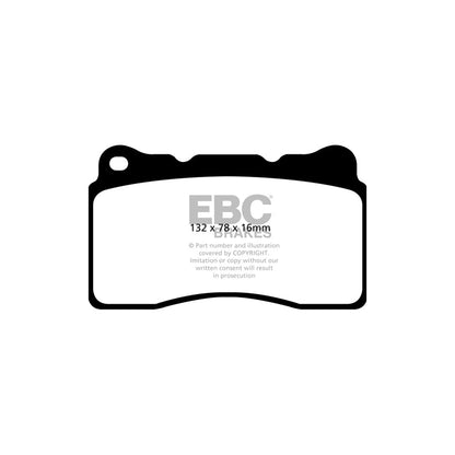 EBC DP52093NDX Cadillac Chevrolet Opel Saab Bluestuff NDX Front Brake Pads  - TRW Caliper 2 | ML Performance UK Car Parts
