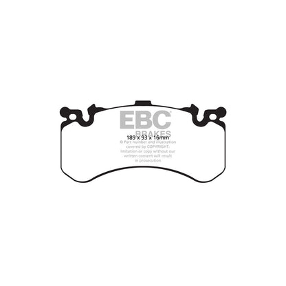 EBC DP52158NDX Audi Bentley Bluestuff NDX Front Brake Pads  - TRW Caliper 2 | ML Performance UK Car Parts