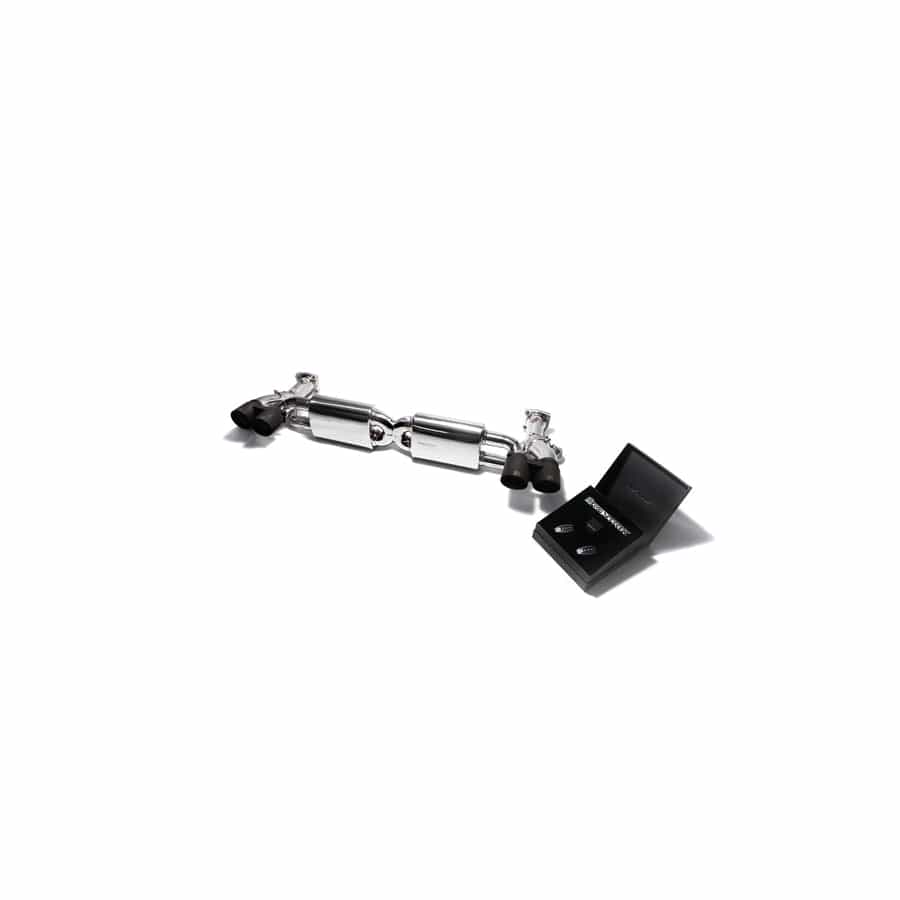 Armytrix P91TT-QS35M Valvetronic Exhaust System Porsche 991 Turbo | Turbo S 2014-2016 with Quad Matte Black 3.5"  | Supercar Parts UK UK Car Parts