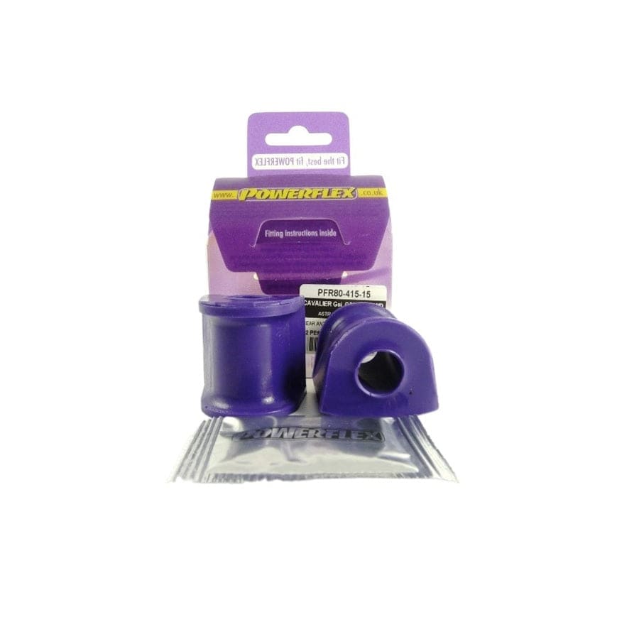 Powerflex PFR80-415-15 Vauxhall - Opel Rear Anti Roll Bar Bush (Inner) 15mm (Inc. Cavalier, Calibra, Astra) | Supercar Parts UKCar Parts