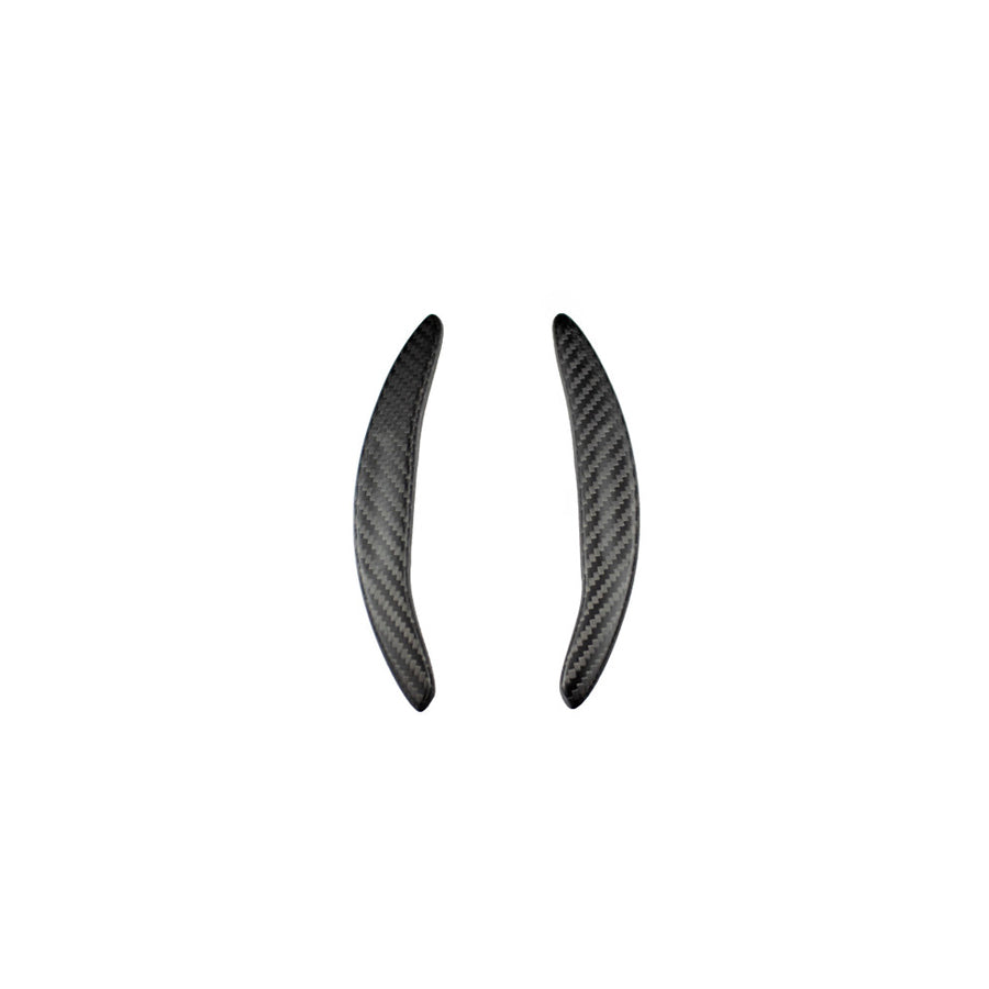Carbon Fiber Matte Finish GT Style Extended Shifter Paddles - McLaren 570S/540C  | Supercar Parts UK
