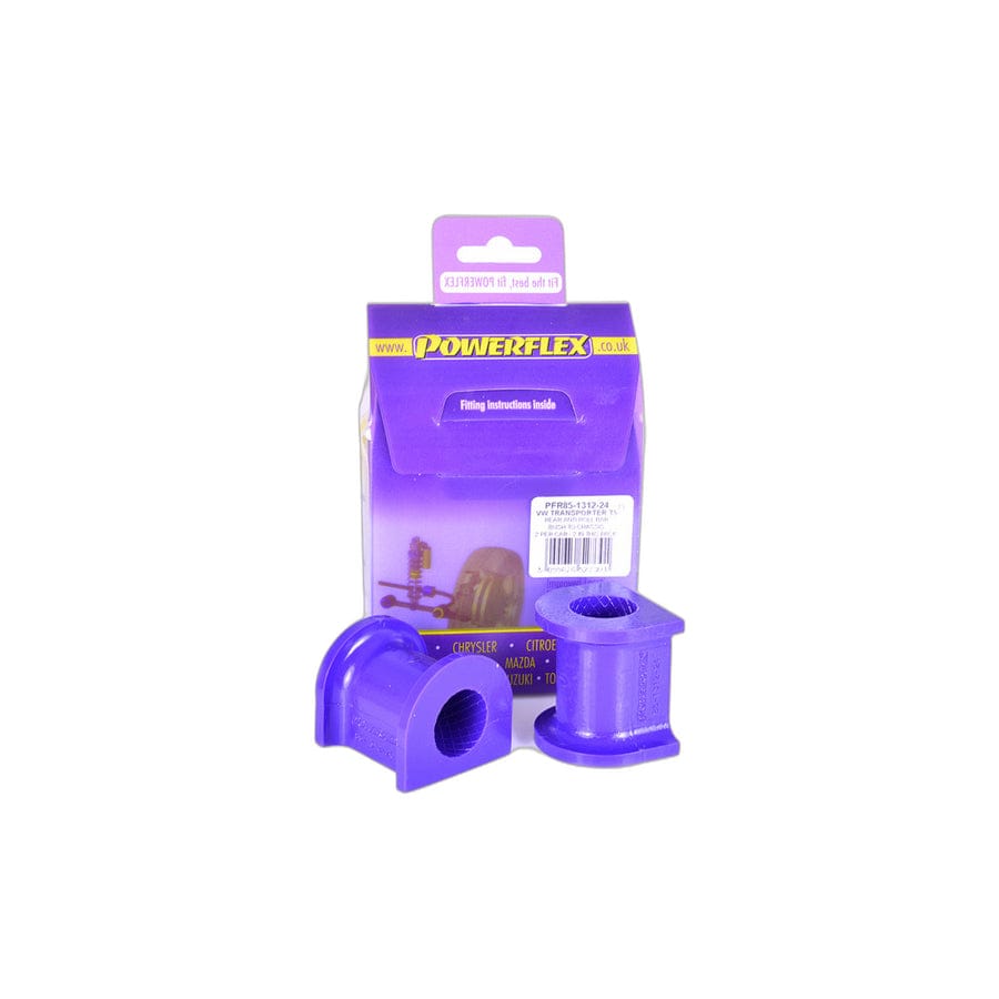 Powerflex PFR85-1312-24 VW Rear Anti Roll Bar Bush To Chassis 24mm (Inc. T6 & T5 Transporter) | Supercar Parts UKCar Parts