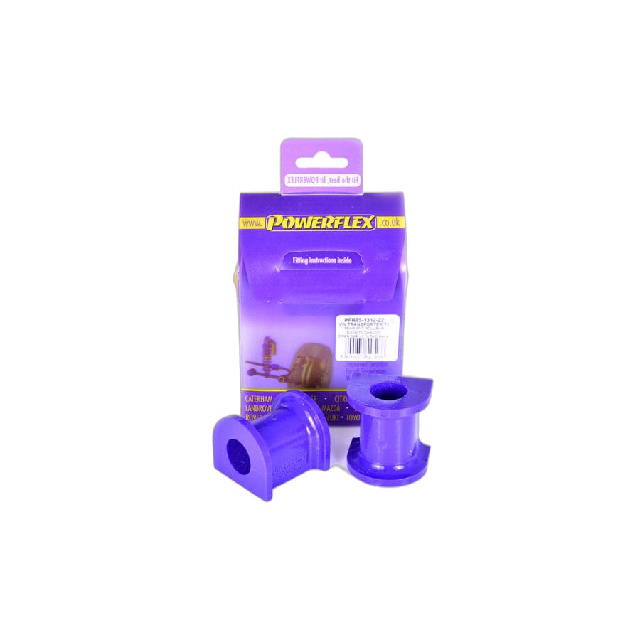 Powerflex PFR85-1312-22 VW Rear Anti Roll Bar Bush To Chassis 22mm (Inc. T6 & T5 Transporter) | Supercar Parts UKCar Parts