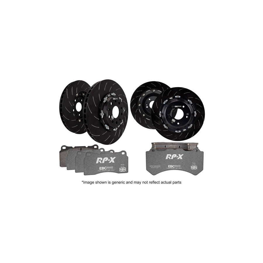 EBC P2DK047RPX Audi Lamborghini Full Vehicle Kit RPX Full Race Pads & 2-Piece Fully-Floating Discs - Brembo Caliper (Inc. R8 & Gallardo) 1 | ML Performance UK Car Parts