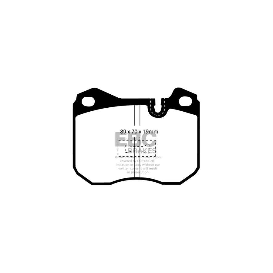 EBC DP345 Porsche Ultimax Front Brake Pads - ATE Caliper (Inc. 924, 928, 944) 2 | ML Performance UK Car Parts