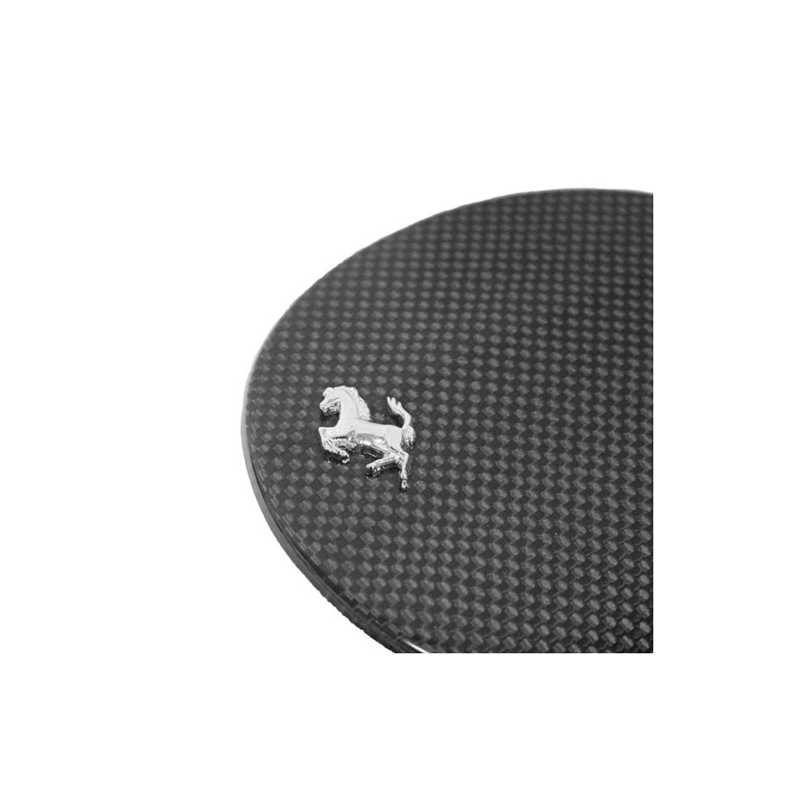Carbon Fiber Fuel Door With Cavallino- Ferrari 458 Italia/Spider   | Supercar Parts UK