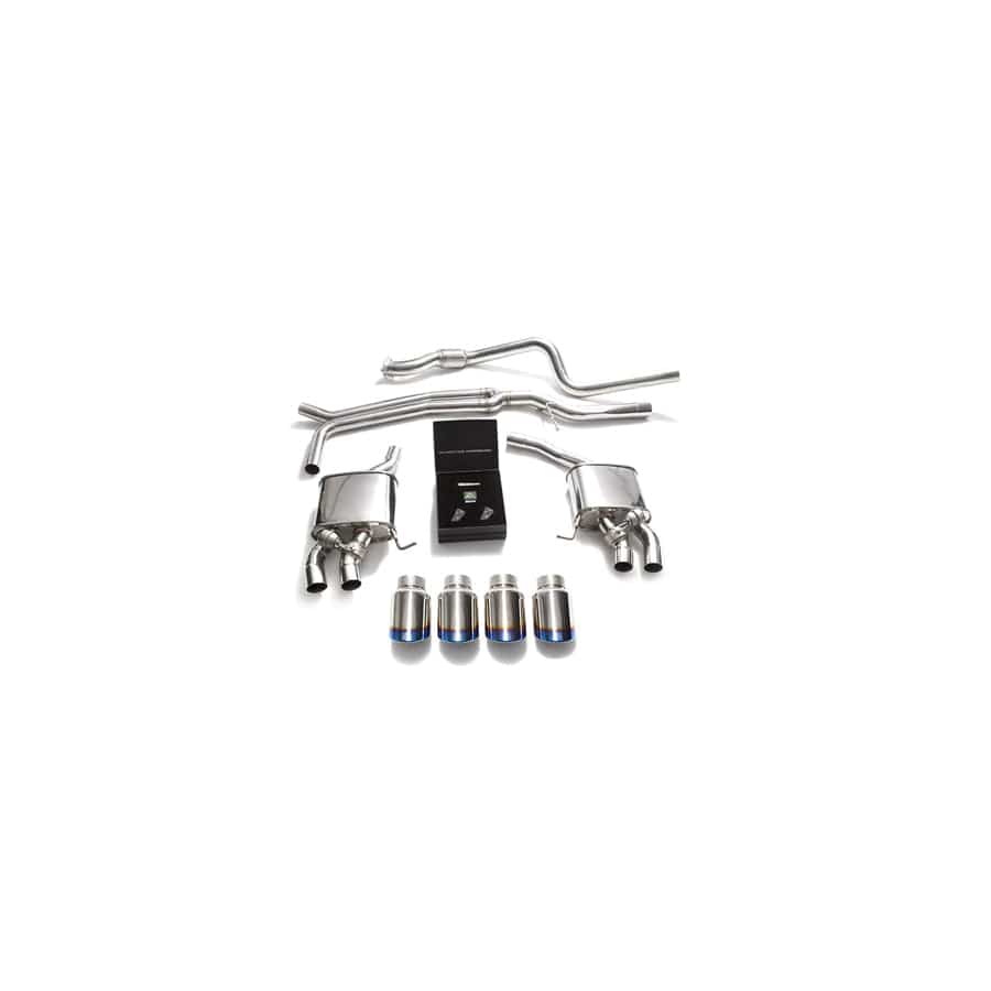 Armytrix PM202-QS30B Valvetronic Exhaust System Porsche Macan 2.0T 2019+ with Quad Blue Coated 4" | Supercar Parts UK UK Car Parts