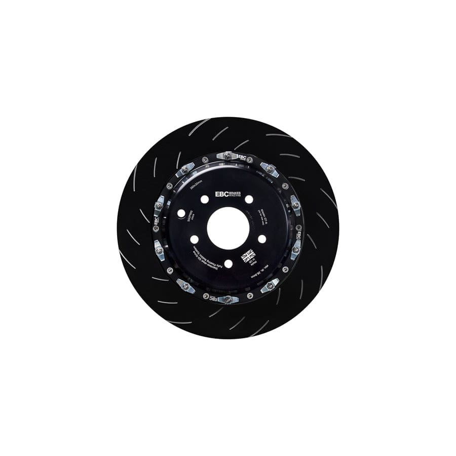 EBC SG2F005 Nissan GT-R (R35) Racing 2 Piece Floating SG Grooved Discs Rear (Complete Assembly) - Brembo Caliper 2 | ML Performance UK Car Parts