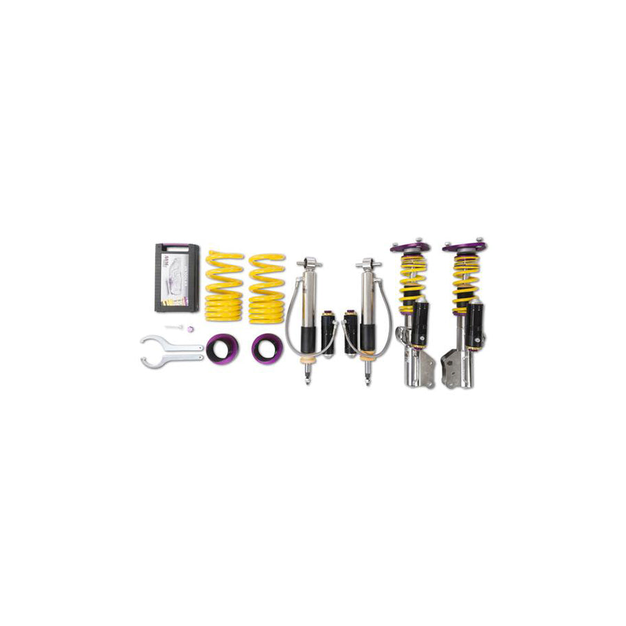 KW 39771288 Porsche 982 Cayman Clubsport 3-Way Coilover Kit - With EDC Delete 1  | Supercar Parts UK Car Parts