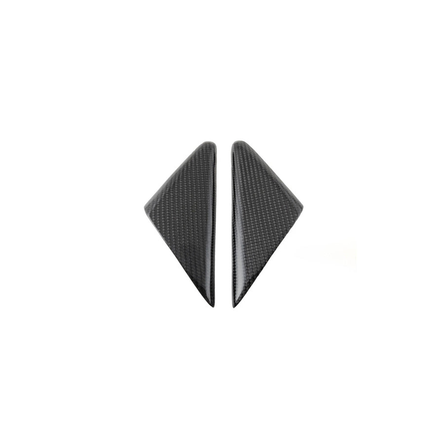 Carbon Fiber Outer Door Mirror Triangle Trim - Porsche 718 Boxster 2016+ | Supercar Parts UK
