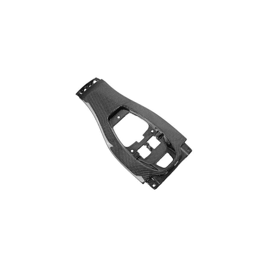 Carbon Fiber Shifter Console Trim - Center Start Plate - Ferrari 458 Italia/Spider  | Supercar Parts UK