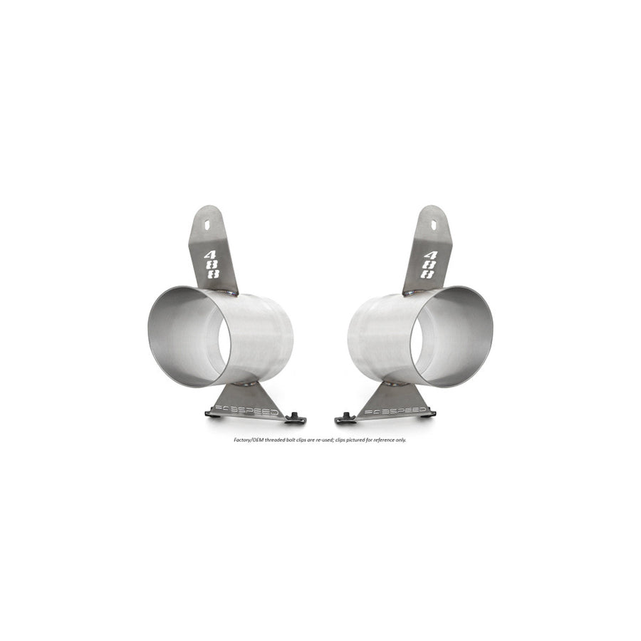Fabspeed Ferrari 488 Challenge Style Titanium Tips | Supercar Parts UK