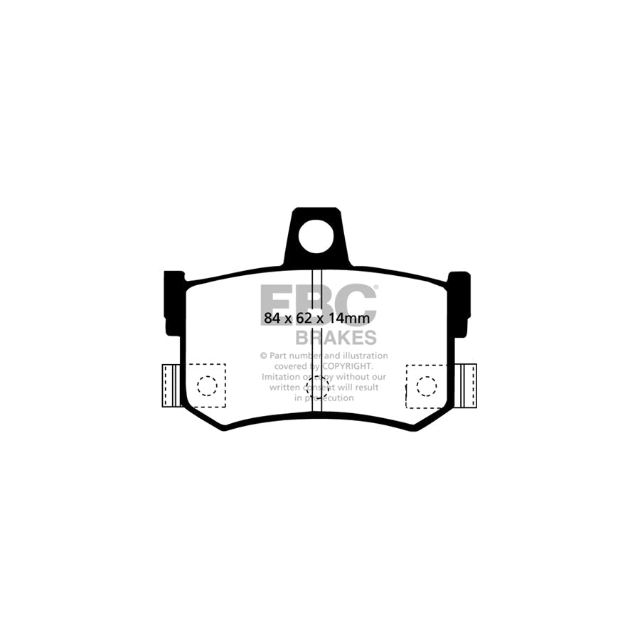 EBC DP662/2 Ariel Phantom Rover Ultimax Rear Brake Pads - Girling/TRW Caliper 2 | ML Performance UK Car Parts