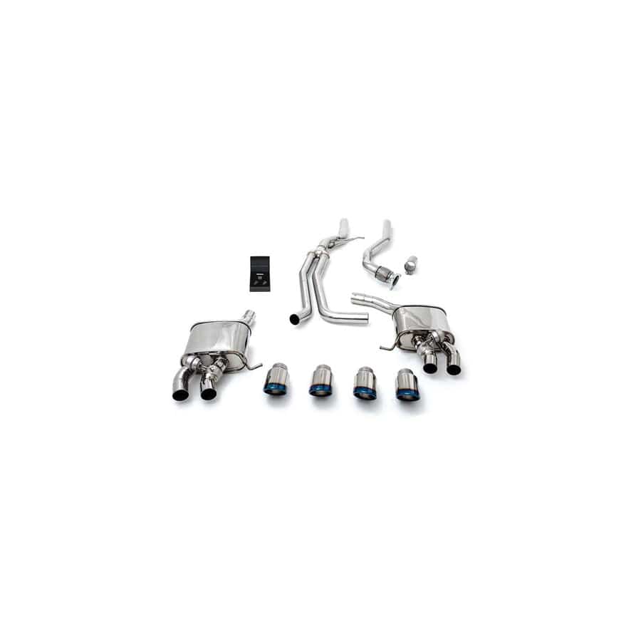 Armytrix PM2026-QS30B Valvetronic Exhaust System Porsche Macan 2.0T Facelift 2019+ with Quad Blue Coated 4" | Supercar Parts UK UK Car Parts