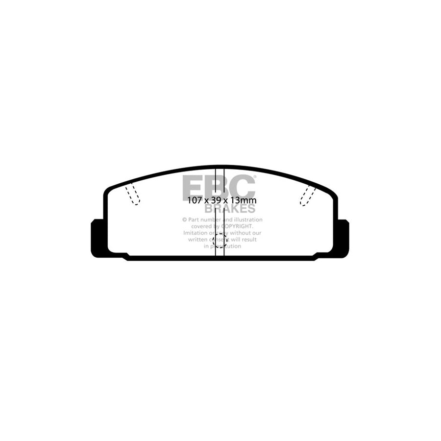 EBC DP729 Daihatsu Mazda Ultimax Rear Brake Pads - Akebono Caliper 2 | ML Performance UK Car Parts