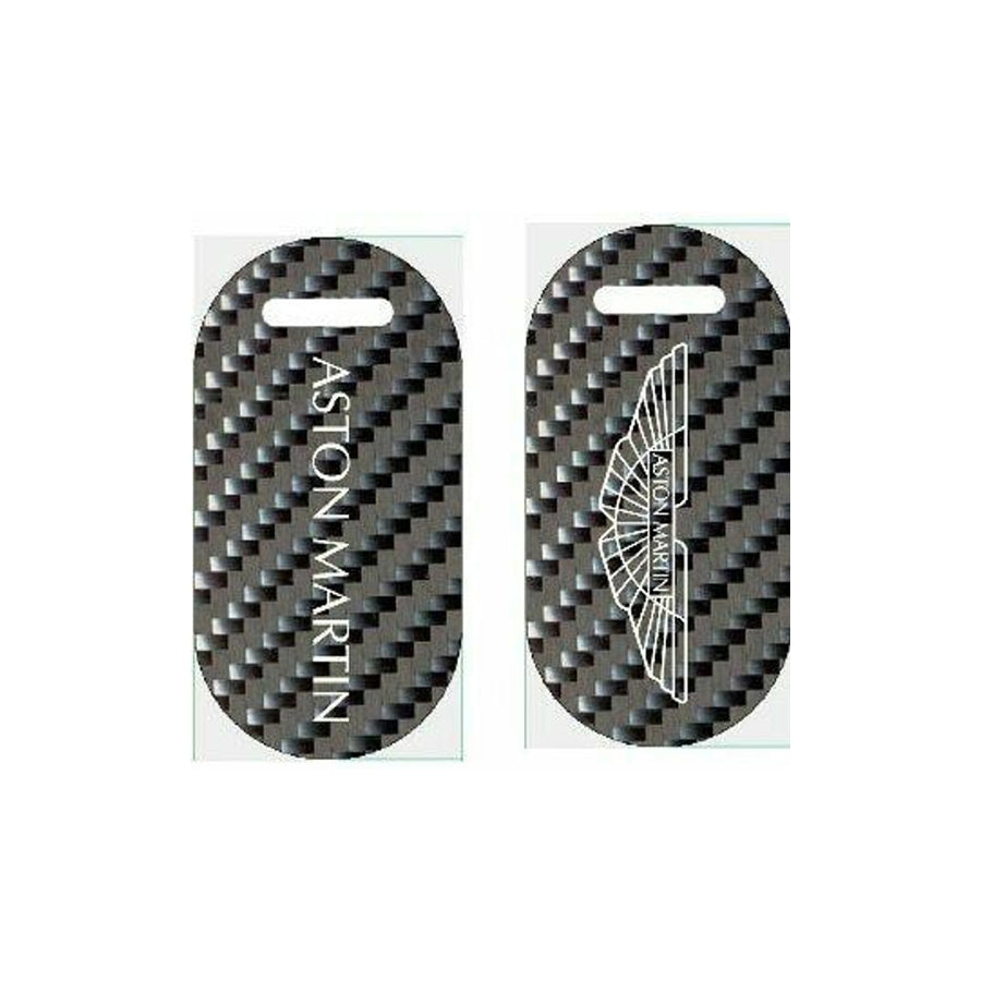 Fabspeed -  Aston Martin Silver Crest Carbon Fiber Keyring | Supercar Parts UK