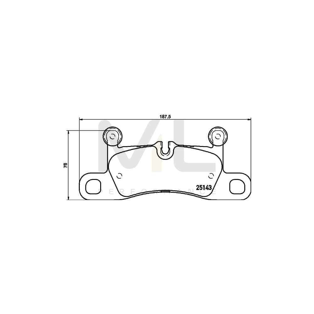 Brembo P 65 042 Brake Pad Set Prepared For Wear Indicator, With Counterweights Supercar Parts UK Car Parts