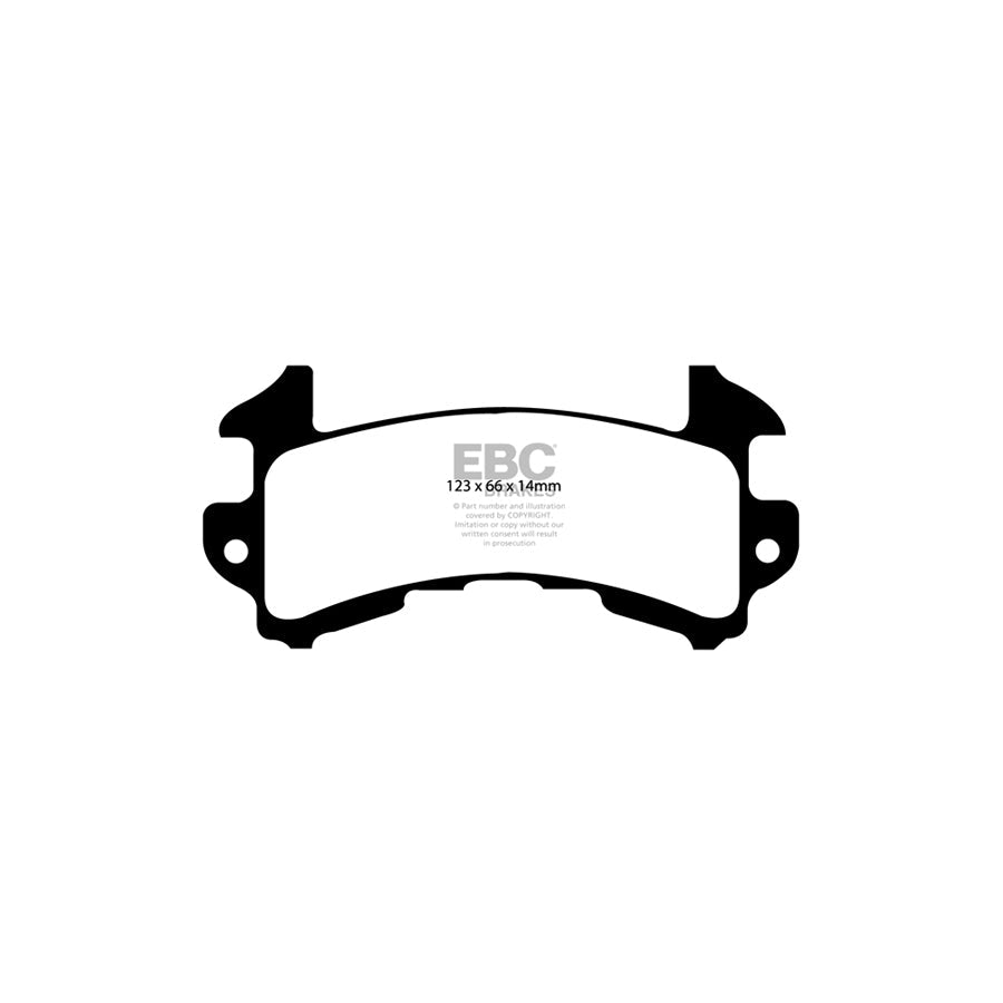 EBC PD01KR813 Pontiac Firebird Greenstuff Rear Brake Pad & Plain Disc Kit 2 | ML Performance UK Car Parts