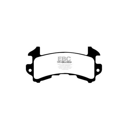 EBC PD01KR813 Pontiac Firebird Greenstuff Rear Brake Pad & Plain Disc Kit 2 | ML Performance UK Car Parts