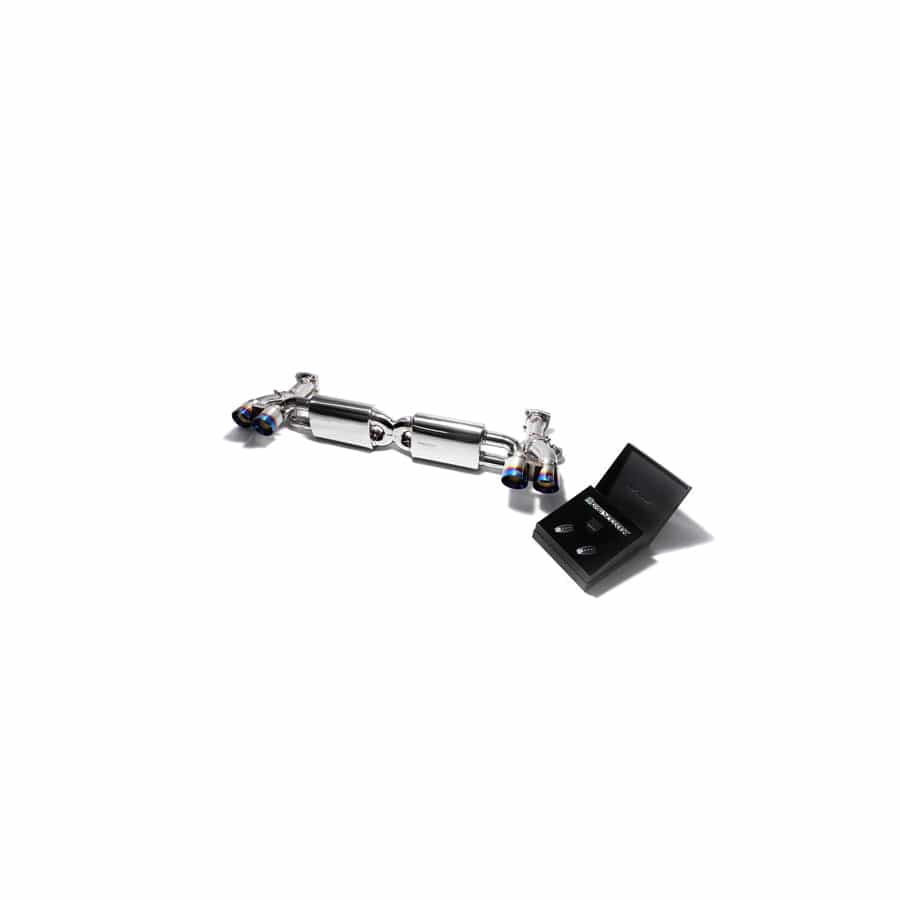 Armytrix P91TT-QS35B Valvetronic Exhaust System Porsche 991 Turbo | Turbo S 2014-2016 with Quad Blue Coated 3.5" | Supercar Parts UK UK Car Parts