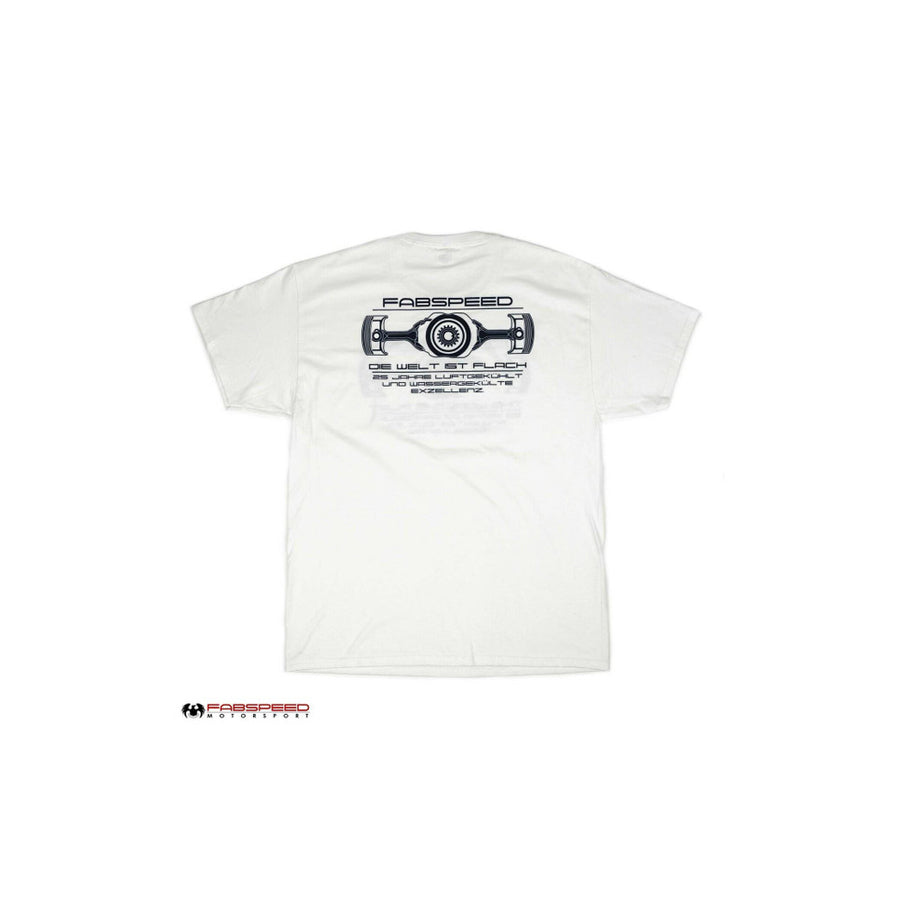 Fabspeed Motorsport The World Is Flat Porsche T-Shirt | Supercar Parts UK