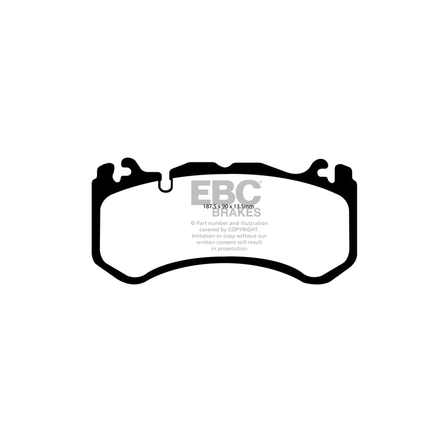 EBC DP81939RP1 Audi Maserati Mercedes-Benz RP-1 Full Race Front Brake Pads - TRW/Brembo/ATE Caliper 2 | ML Performance UK Car Parts