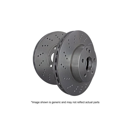 EBC D7450D Chevrolet Corvette C6 Standard Discs/Drums Rear 1 | ML Performance UK Car Parts