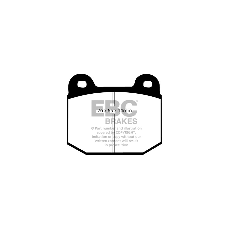 EBC DP31537C Maserati Nissan Subaru Toyota Redstuff Rear Brake Pads - Brembo Caliper 2 | ML Performance UK Car Parts