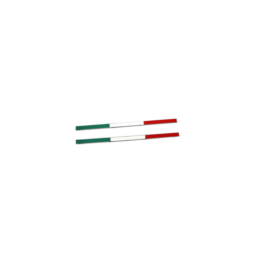 Carbon Fiber Small Ferrari Replica Italian Flag Emblems Pair - Ferrari F12 Berlinetta  | Supercar Parts UK