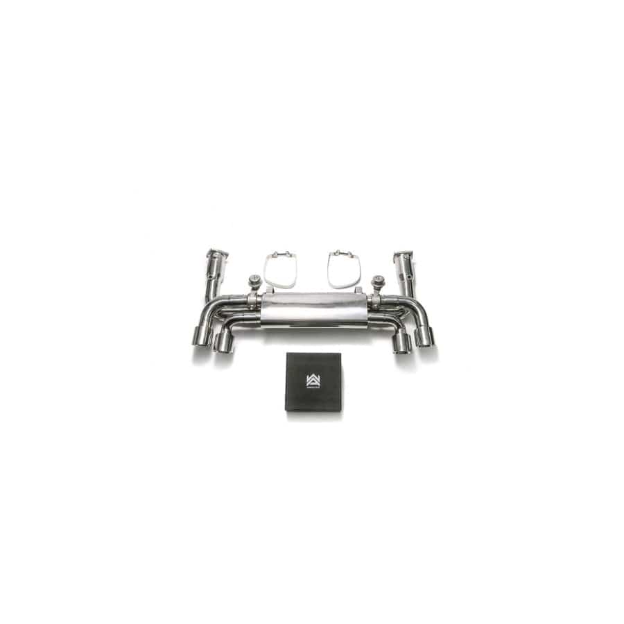 Armytrix P92C4-DD+P92C4-QS24C Sport Race Valvetronic Exhaust System Porsche 991.2 Carrera 2017-2019 with  Quad Chrome 3.5" | Supercar Parts UK UK Car Parts