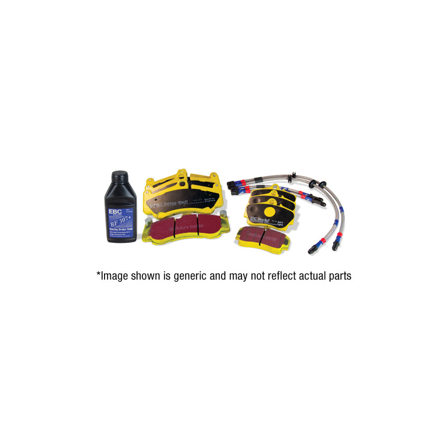 EBC PLK1462 Ferrari 412 Yellowstuff Pads and Brake Line Performance Pack 1 | ML Performance UK Car Parts