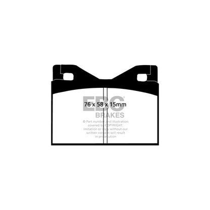 EBC PLK1466 Ferrari 365 GT4 BB Yellowstuff Pads and Brake Line Performance Pack 3 | ML Performance UK Car Parts
