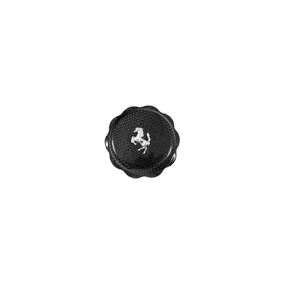 Carbon Fiber Oil Cap Cover w/ Cavallino - Ferrari 458 | Supercar Parts UK