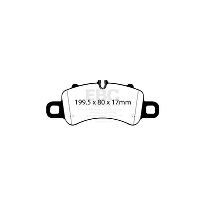 EBC DP82307RP1 Porsche RP-1 Full Race Front Brake Pads - Brembo Caliper 2 | ML Performance UK Car Parts