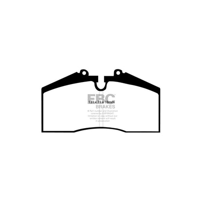 EBC DP4767R Porsche Yellowstuff Front/Rear Brake Pads - Brembo Caliper 2 | ML Performance UK Car Parts