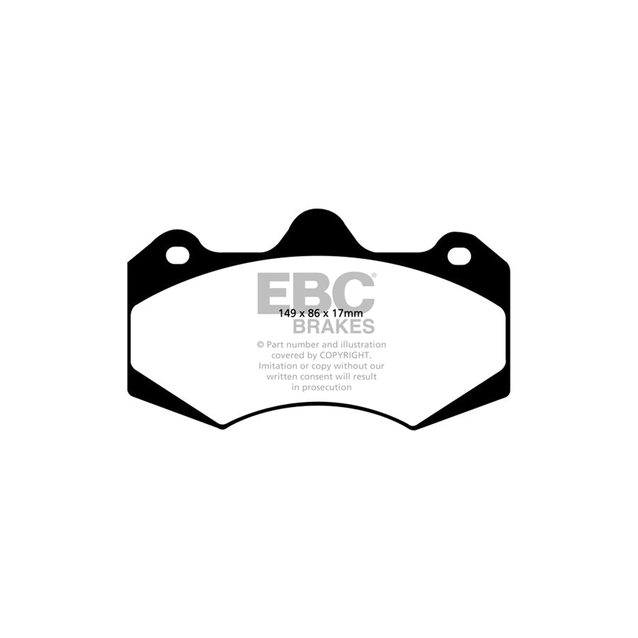 EBC DP3042C Holden Hsv Lotus Morgan Vauxhall Redstuff Front/Rear Brake Pads - AP Caliper 2 | ML Performance UK Car Parts